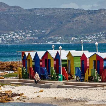 Kolorowe domki w RPA