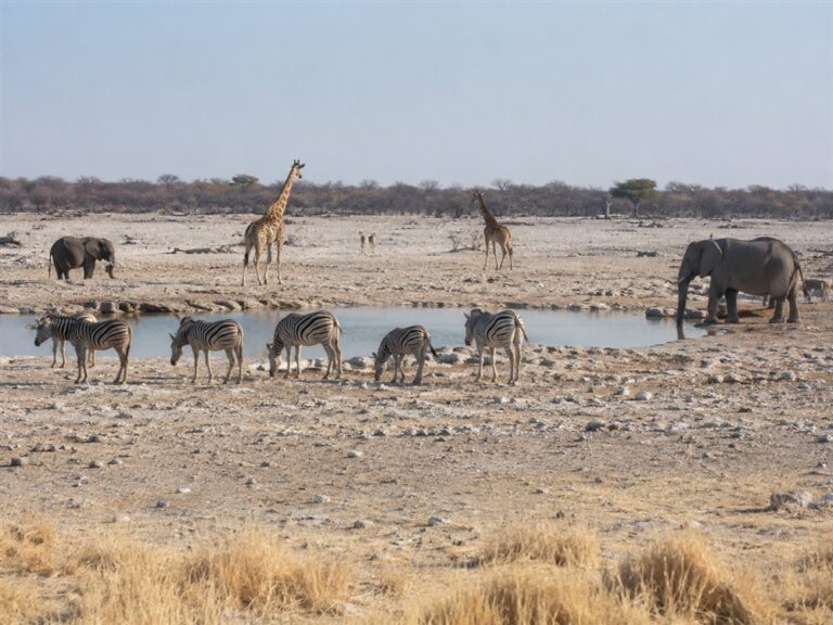 Etosza safari w Namibii